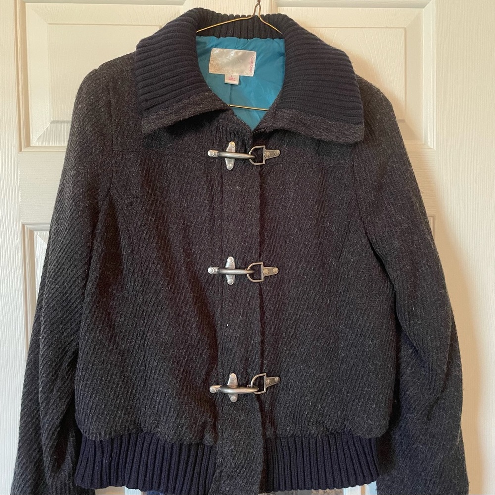 Xhilaration Target Black Button Up Jacket Size L
